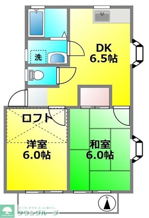 ヴィラ雅(ミヤビ)の物件間取画像